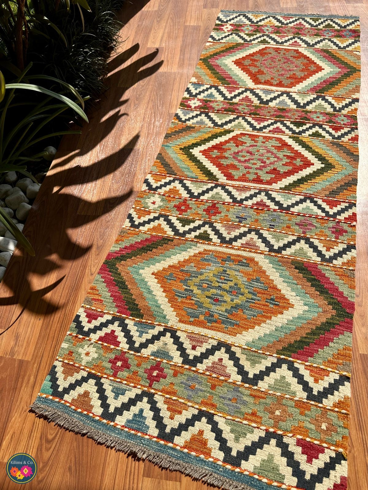 Woolen Floor Runner 6'3” x 2’2”