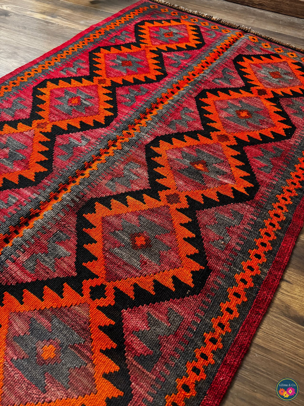 Pure Wool kilim 4’4”x2’10”
