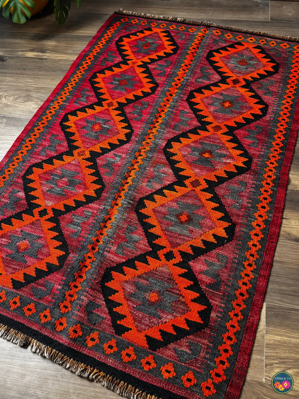 Pure Wool kilim 4’4”x2’10”