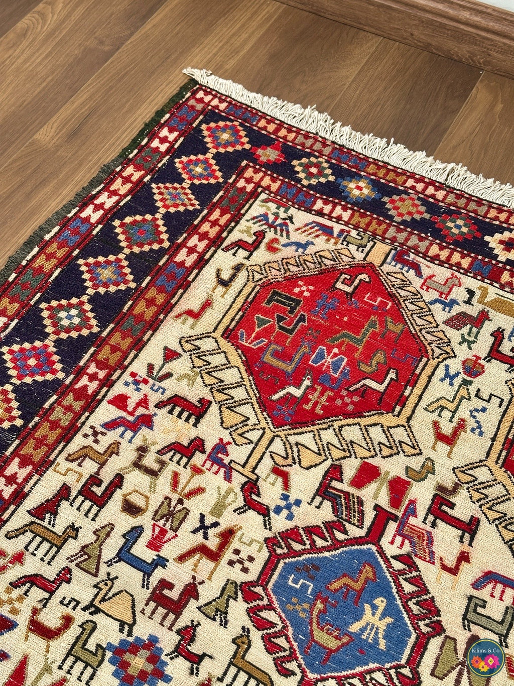 Vintage Sumak 6ft5in x 3ft8in