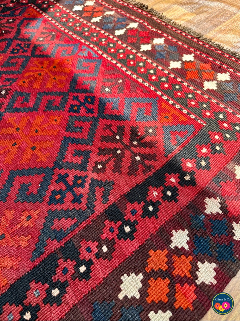 Pure wool kilim 5’1x3’4