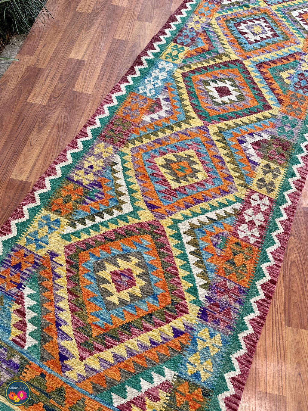 Woolen Floor Runner 10’0” x 2’8”