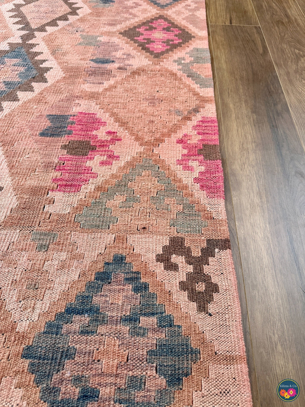 Pure Wool kilim 5ft 11in x 4ft 9in