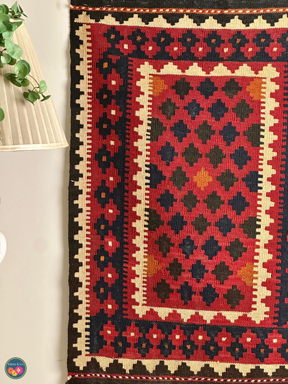 Pure Wool Hanging kilim 3’7”x2’7”