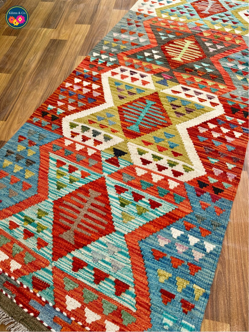 Woolen Floor Runner 6'11x2’3