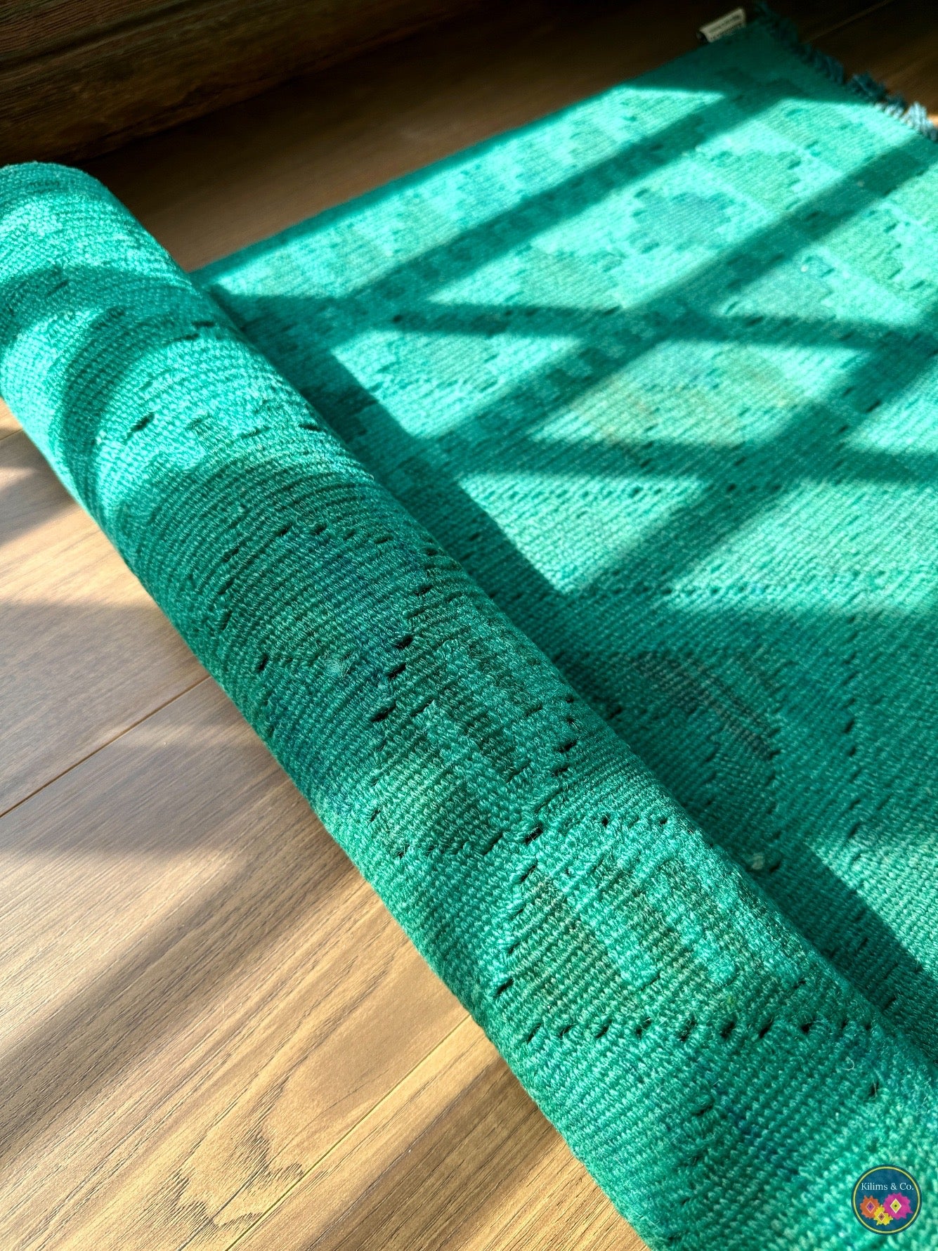 Pure Wool kilim 6ft 6in x 5ft 0in