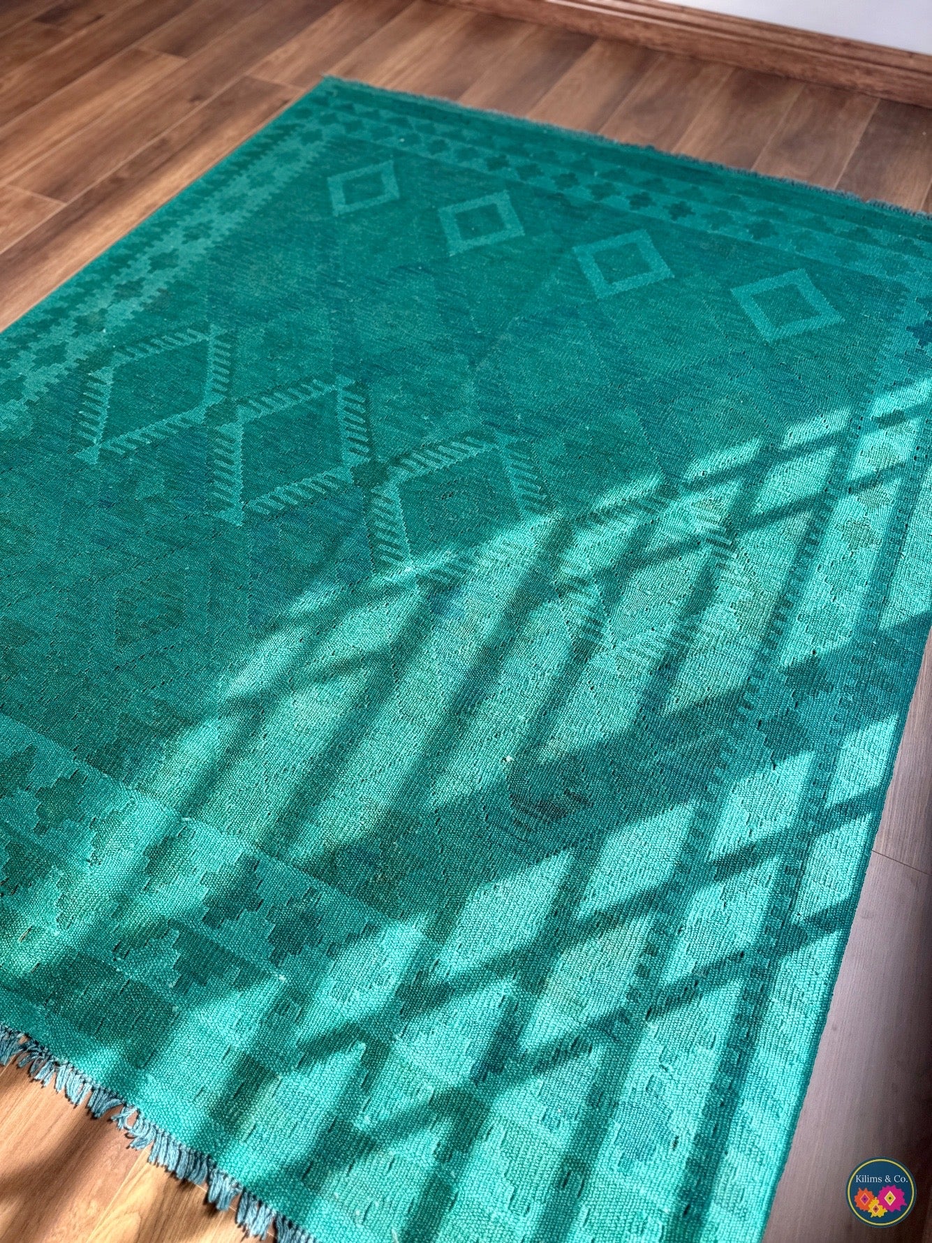 Pure Wool kilim 6ft 6in x 5ft 0in