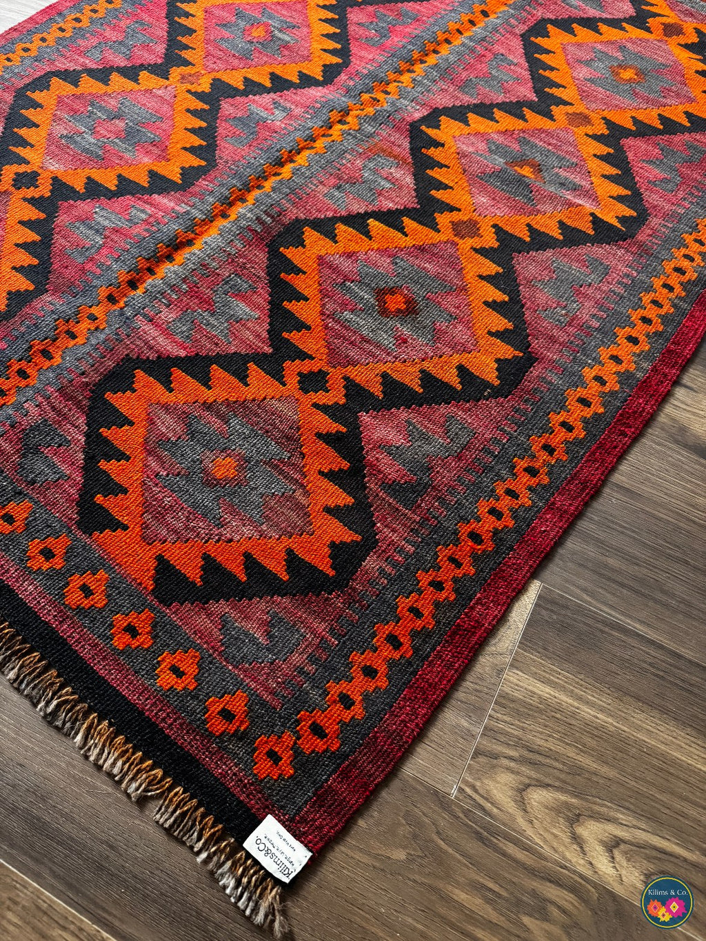 Pure Wool kilim 4’4”x2’10”