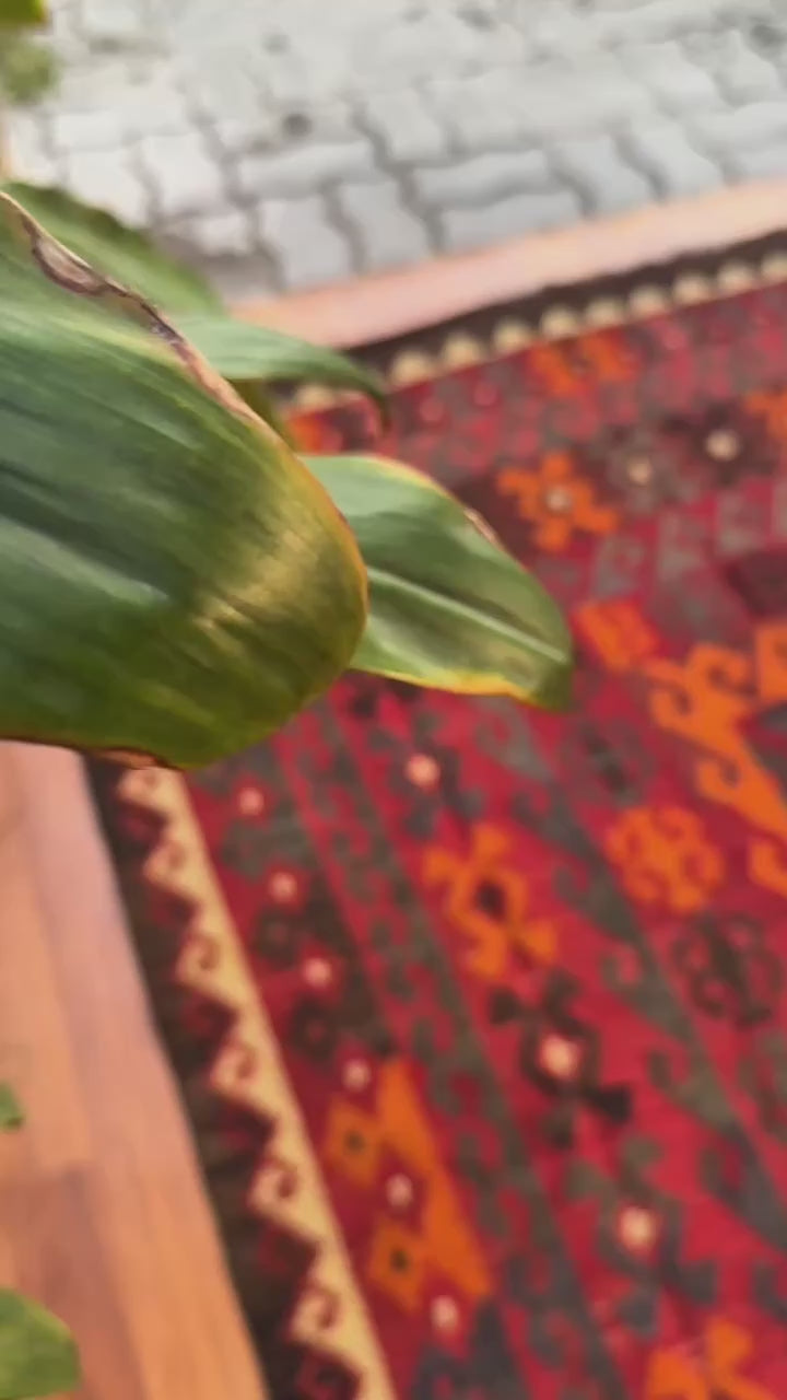 Pure Wool kilim 9ft 8in x 6ft 11in