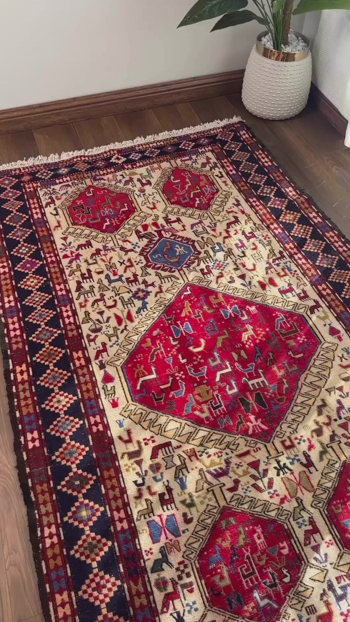 Vintage Sumak 6ft5in x 3ft8in